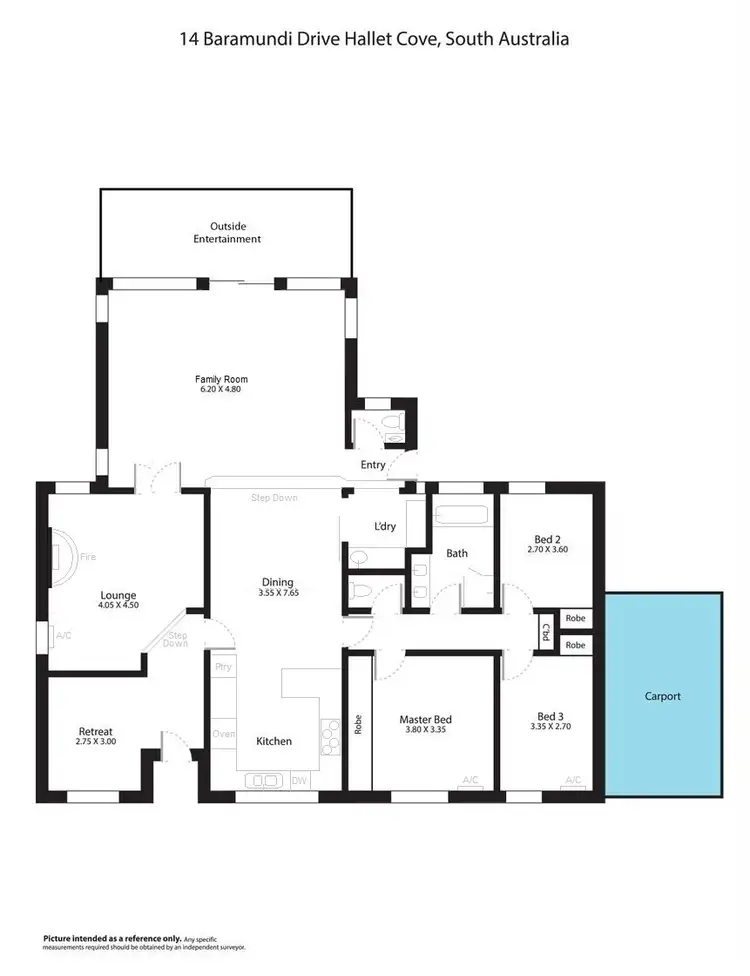 Floorplan of Homely house listing, 14 Barramundi Drive, Hallett Cove SA 5158