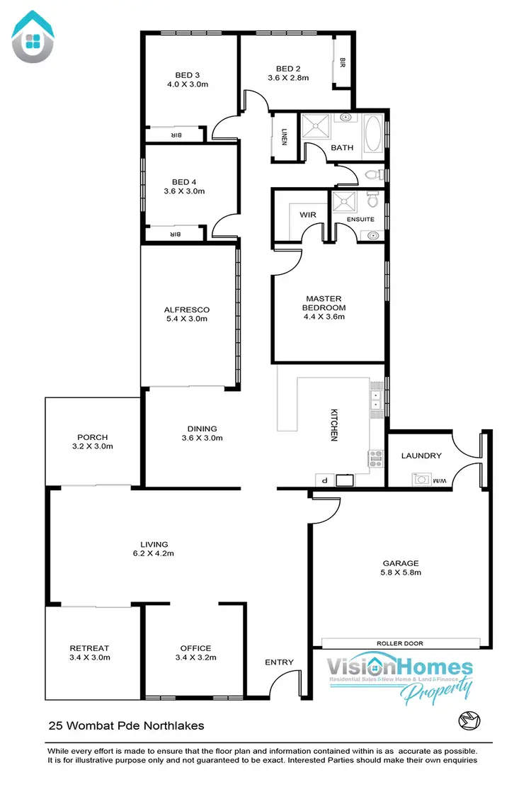 Floorplan of Homely house listing, 25 Wombat Parade, North Lakes QLD 4509