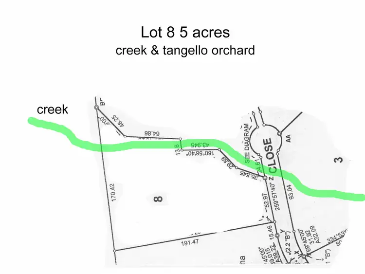 Floorplan of Homely land listing, 57 Bowerbird close, Vacy NSW 2421