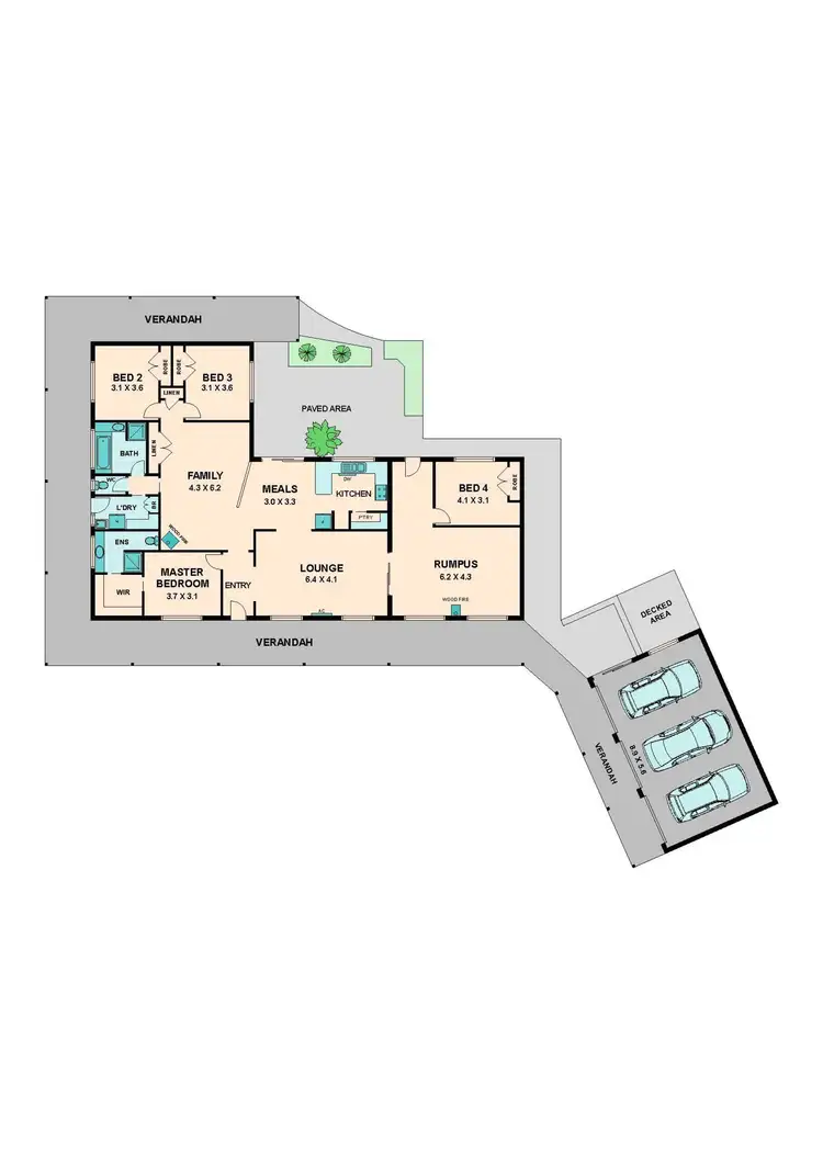 Floorplan of Homely house listing, 5 WALLIS ROAD, Sunday Creek VIC 3658