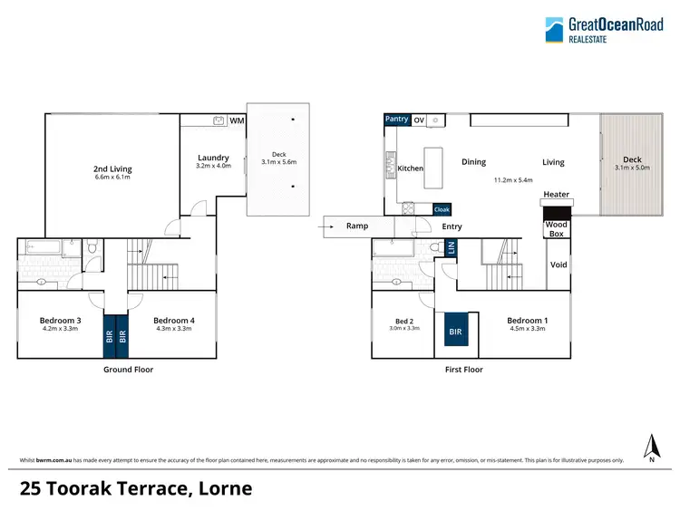 Floorplan of Homely house listing, 25 Toorak Terrace, Lorne VIC 3232