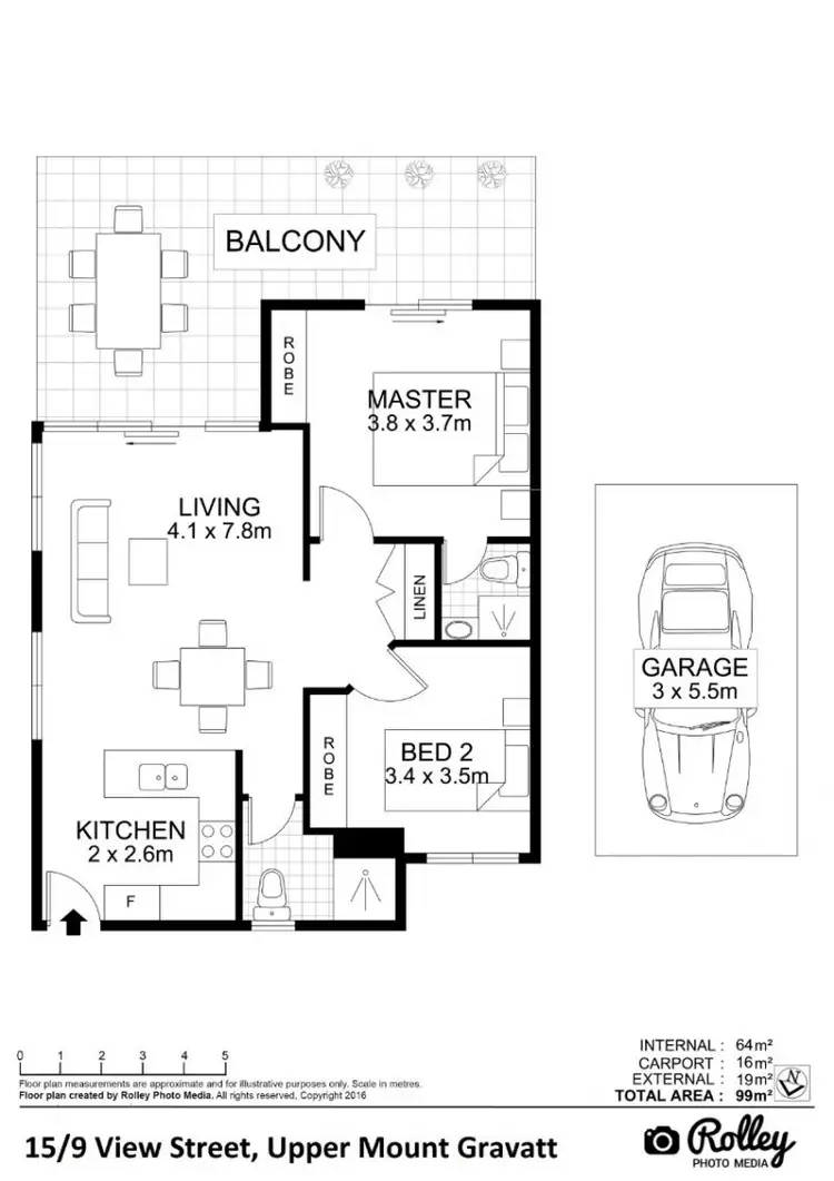 Floorplan of Homely unit listing, 15/9 View Street, Holland Park QLD 4121