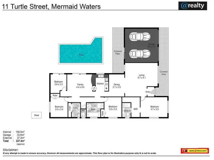 Floorplan of Homely house listing, 11 Turtle Street, Mermaid Waters QLD 4218