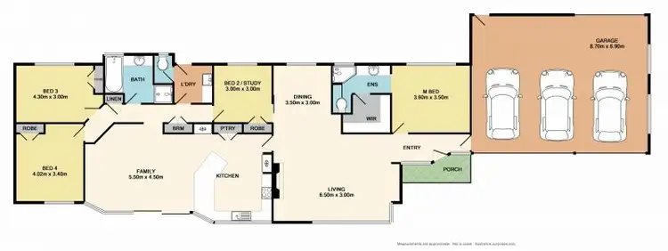 Floorplan of Homely house listing, 408 Carlma Crescent, Lavington NSW 2641