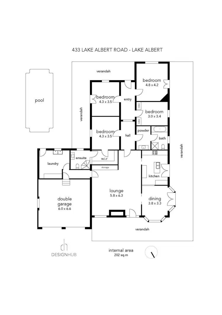 Floorplan of Homely house listing, 433 Lake Albert Road, Lake Albert NSW 2650