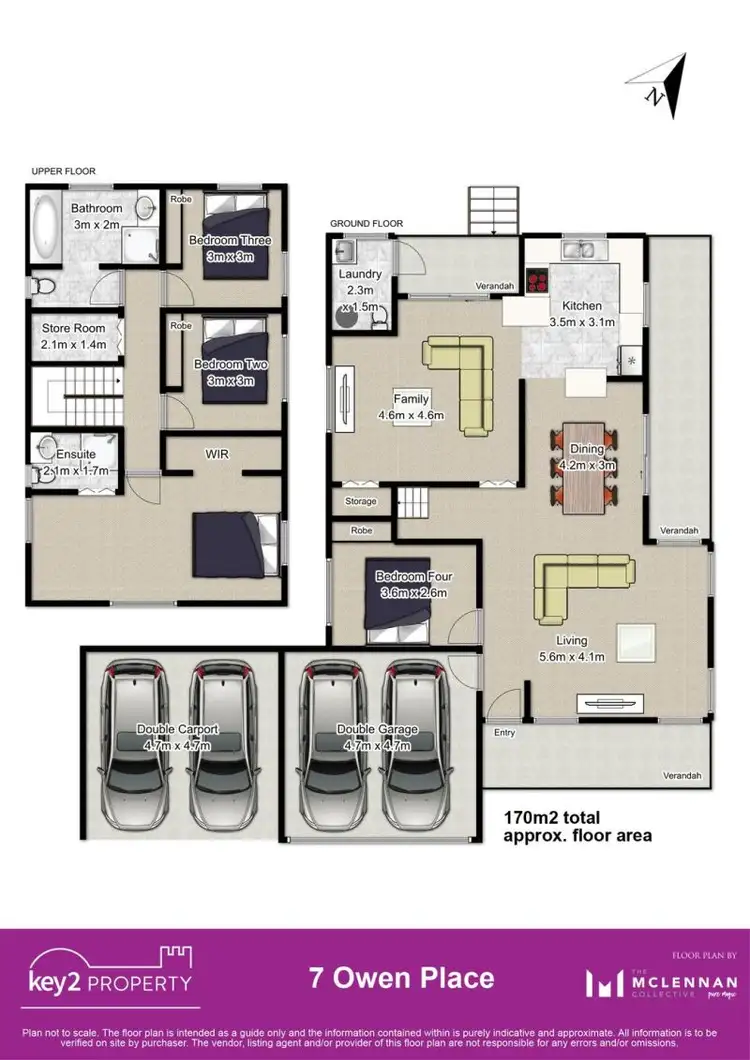 Floorplan of Homely house listing, 7 Owen Place, Summerhill TAS 7250