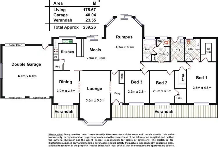 Floorplan of Homely house listing, Address available on request