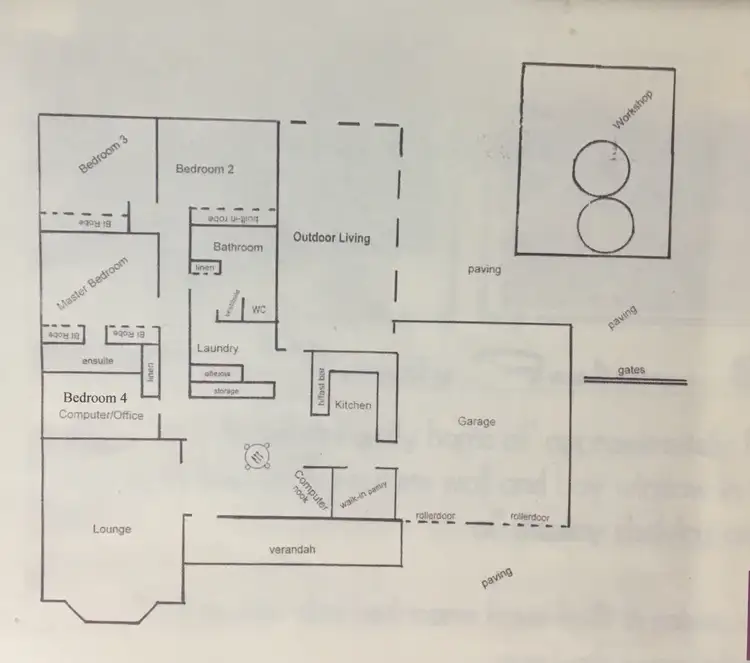 Floorplan of Homely house listing, 6 Klingberg Street, Loxton SA 5333