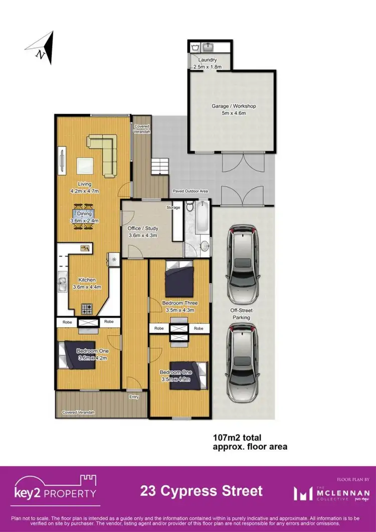 Floorplan of Homely house listing, 23 Cypress Street, Newstead TAS 7250