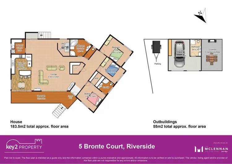 Floorplan of Homely house listing, 5 Bronte Court, Riverside TAS 7250
