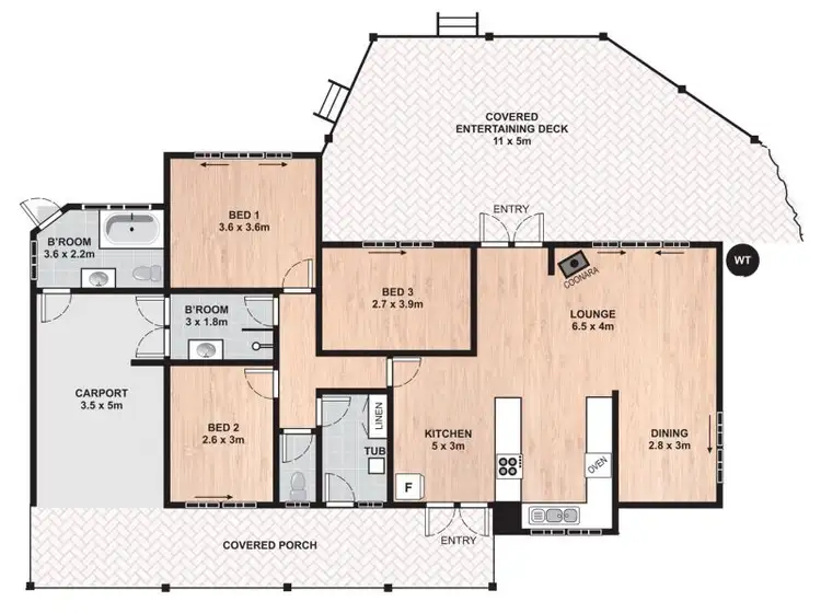 Floorplan of Homely house listing, 138 Ophir Glen Road, Upper Burringbar NSW 2483