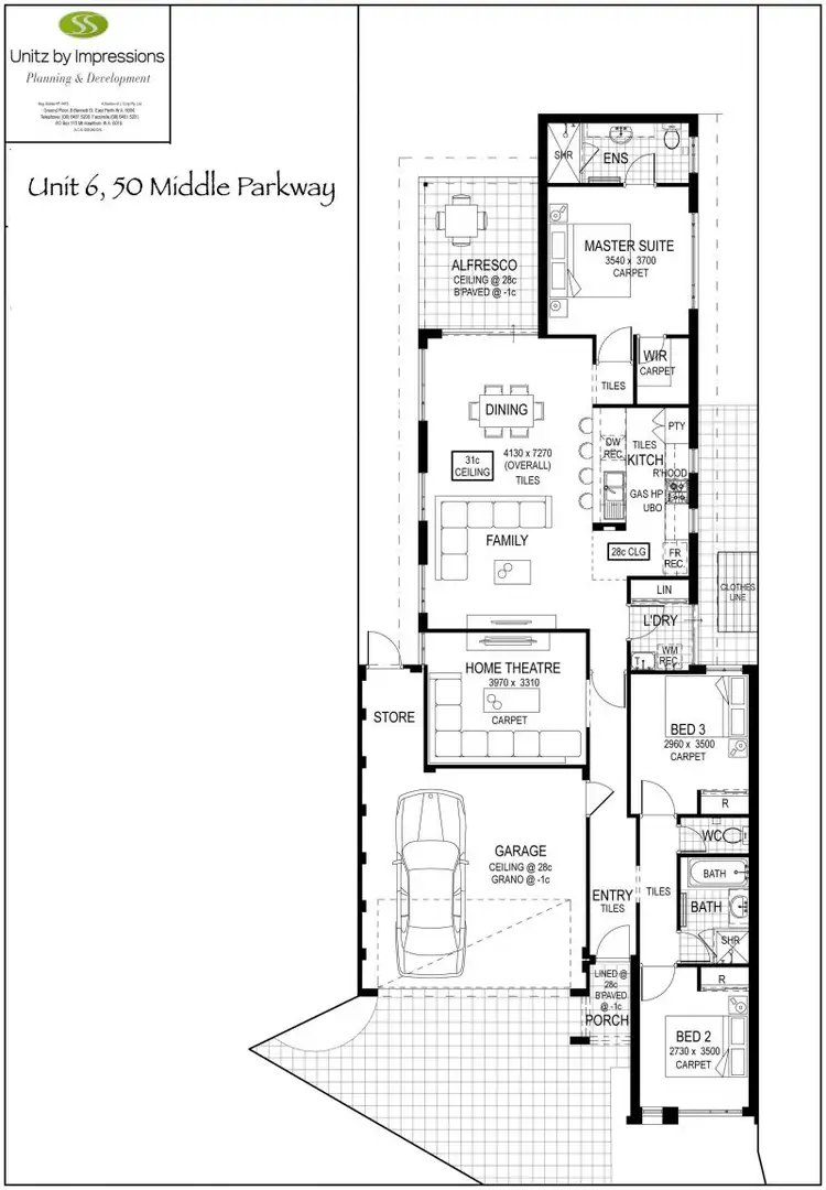 Floorplan of Homely house listing, 6/50 Middle Parkway, Canning Vale WA 6155