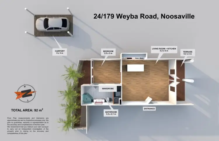 Floorplan of Homely unit listing, 24/179 Weyba Road, Noosaville QLD 4566