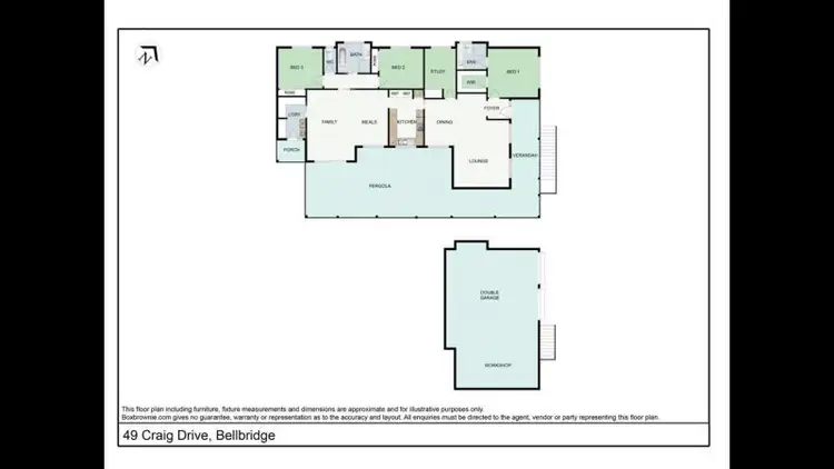 Floorplan of Homely house listing, 49 Craig Drive, Bellbridge VIC 3691