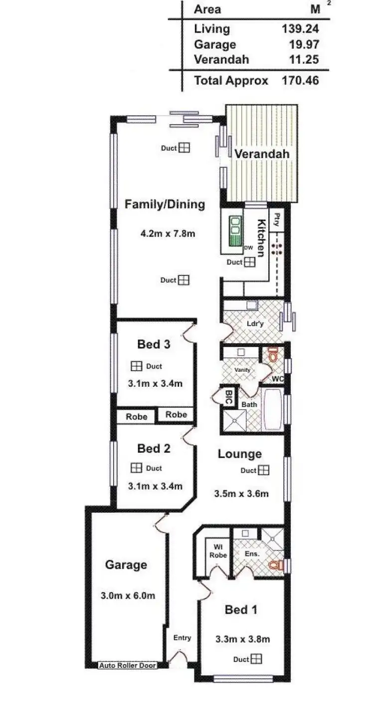 Floorplan of Homely house listing, 28A Truscott Road, Enfield SA 5085
