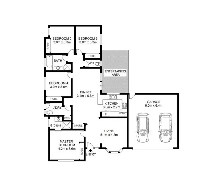 Floorplan of Homely house listing, 28 Barron Crt, Hillcrest QLD 4118