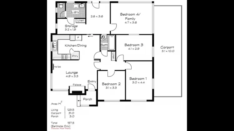 Floorplan of Homely house listing, 20 Harbour View Terrace, Victor Harbor SA 5211