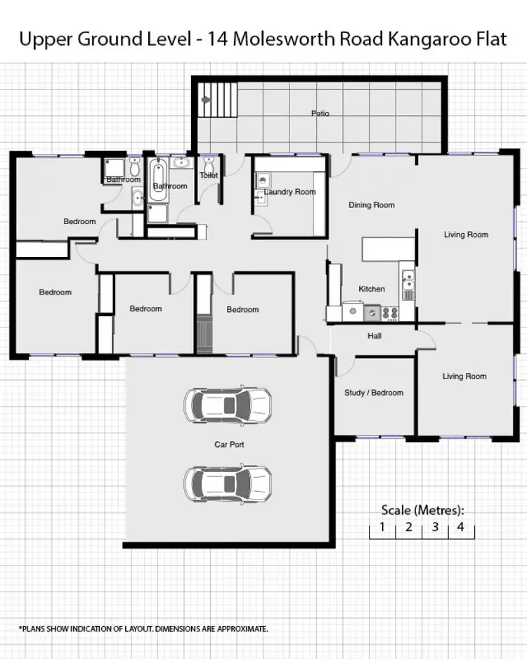 Floorplan of Homely house listing, 14 Molesworth Road, Kangaroo Flat VIC 3555