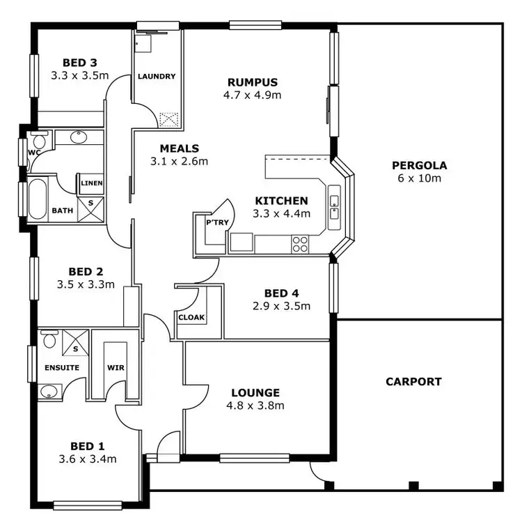 Floorplan of Homely house listing, 17 Agnes Gillespie Drive, Hayborough SA 5211
