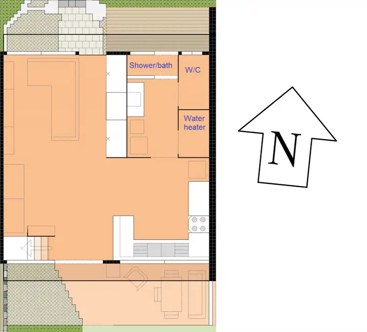 Floorplan of Homely villa listing, 1030/2-28 Yulgibar Close, Kooralbyn QLD 4285