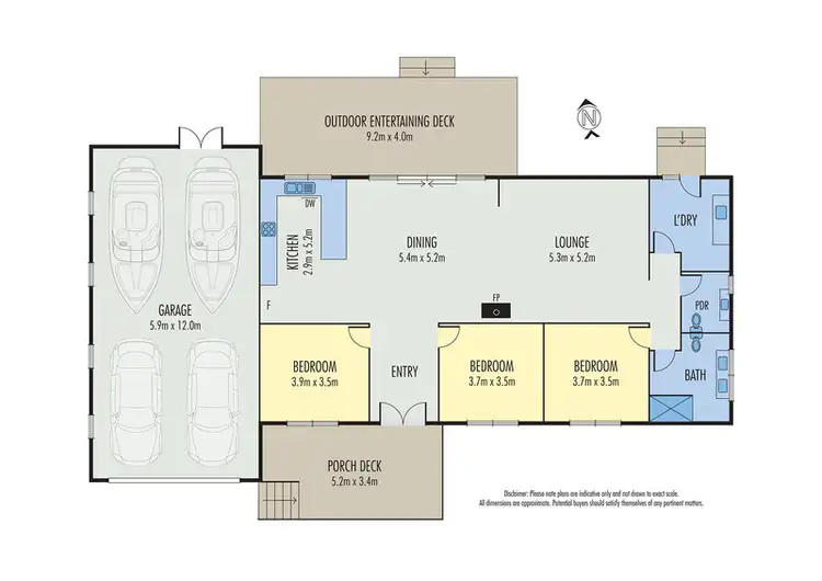 Floorplan of Homely house listing, 16 Falcon Grove, Metung VIC 3904