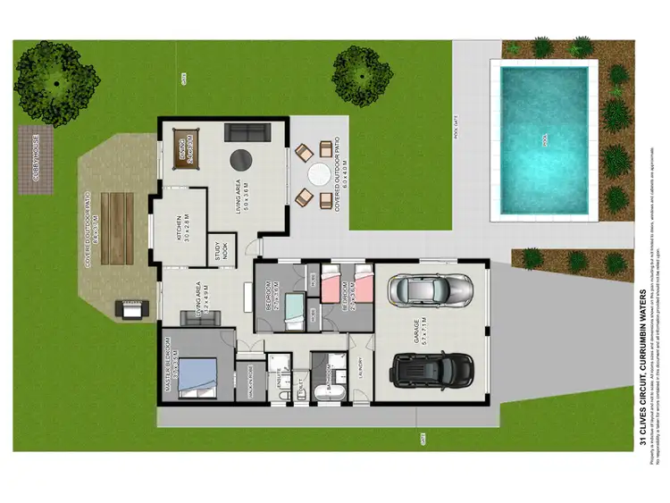 Floorplan of Homely house listing, 31 Clives Circuit, Currumbin Waters QLD 4223