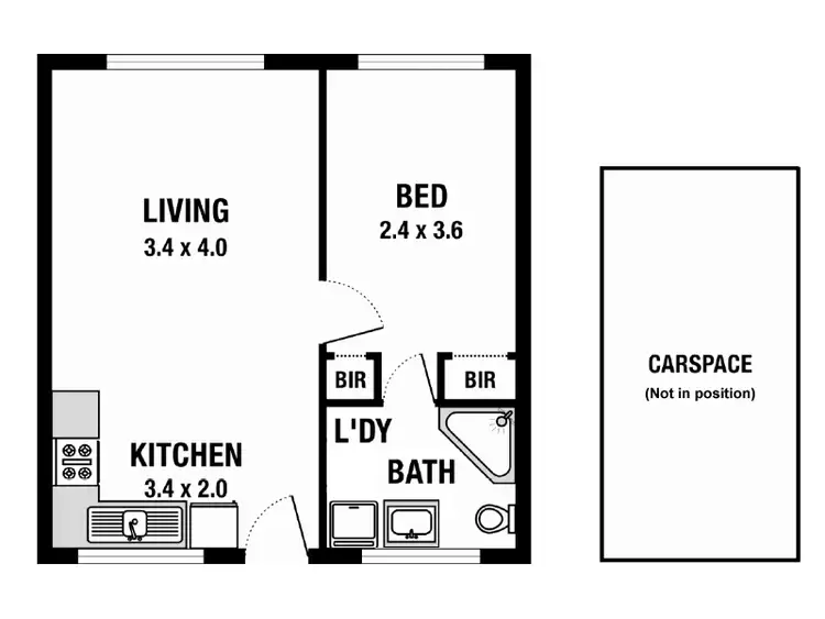 Floorplan of Homely apartment listing, 2/13 Ormond Rd, West Footscray VIC 3012
