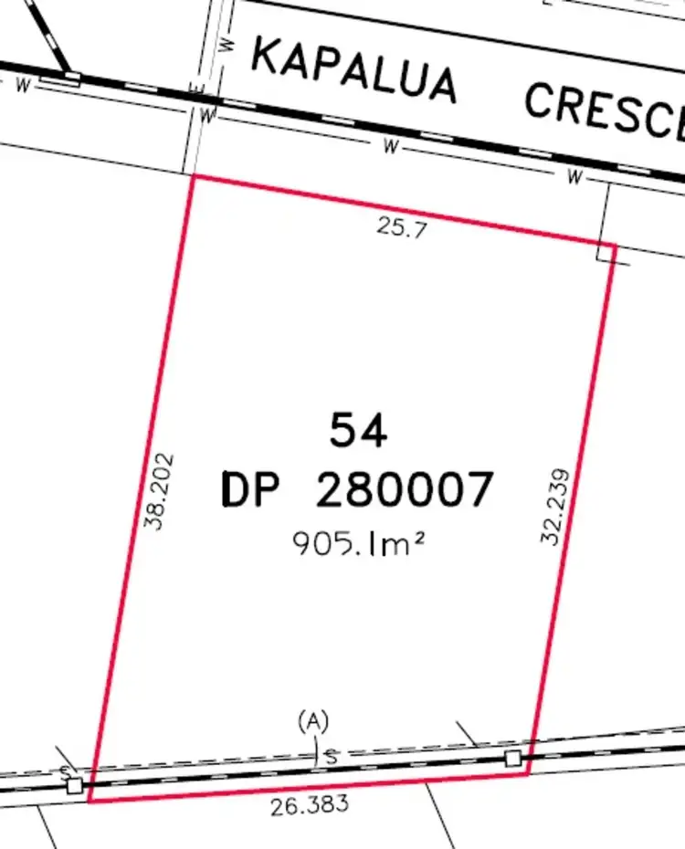 Floorplan of Homely land listing, 10 Kapalua Crescent, Medowie NSW 2318