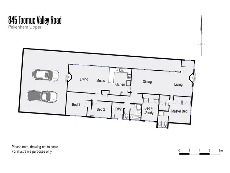 Floorplan of Homely rural property listing, 845 Toomuc Valley Rd, Pakenham Upper VIC 3810
