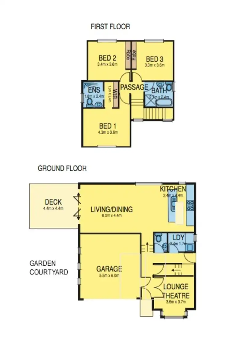 Floorplan of Homely house listing, 2/3 Willis St, Greensborough VIC 3088