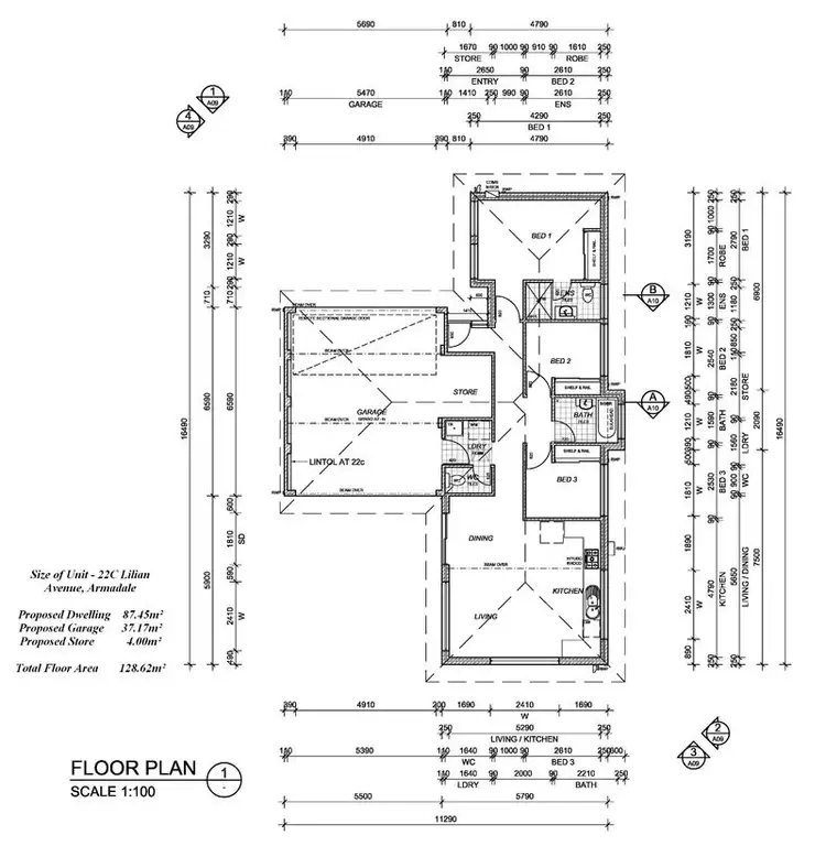 Floorplan of Homely villa listing, 22C Lilian Avenue, Armadale WA 6112