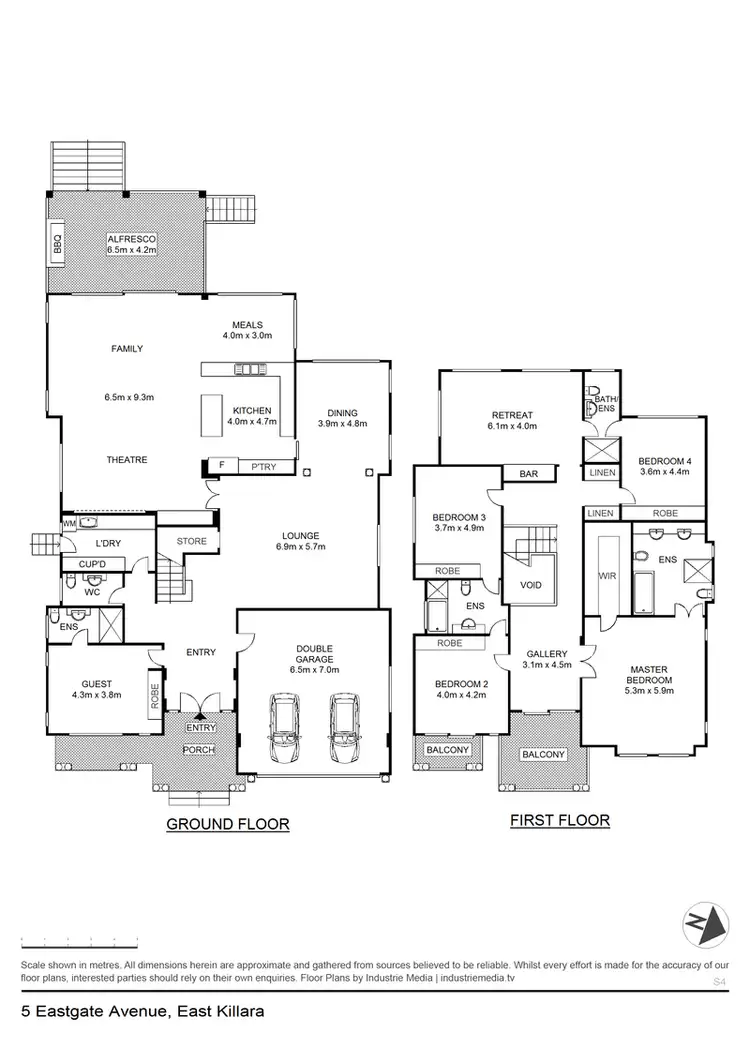 Floorplan of Homely house listing, 5 Eastgate Ave, East Killara NSW 2071