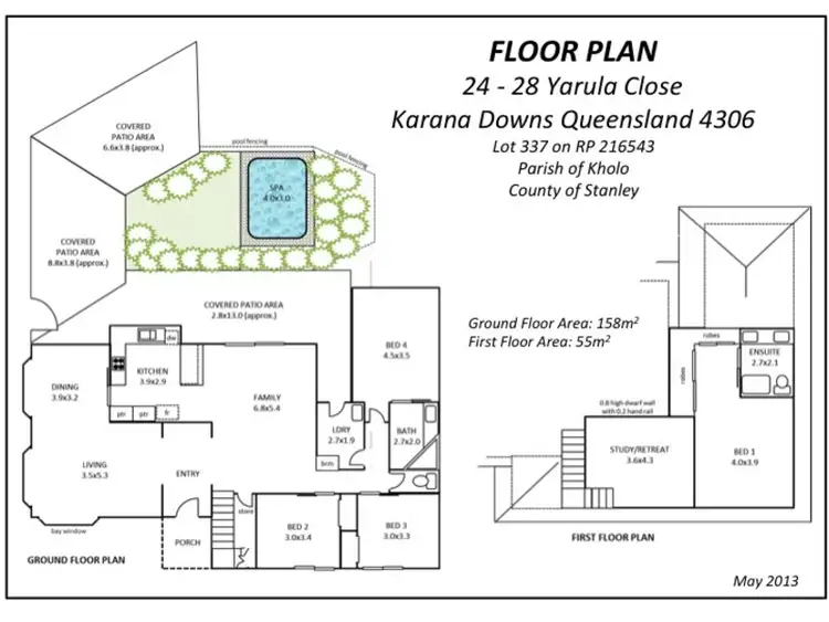 Floorplan of Homely house listing, 24-28 Yarula Close, Karana Downs QLD 4306