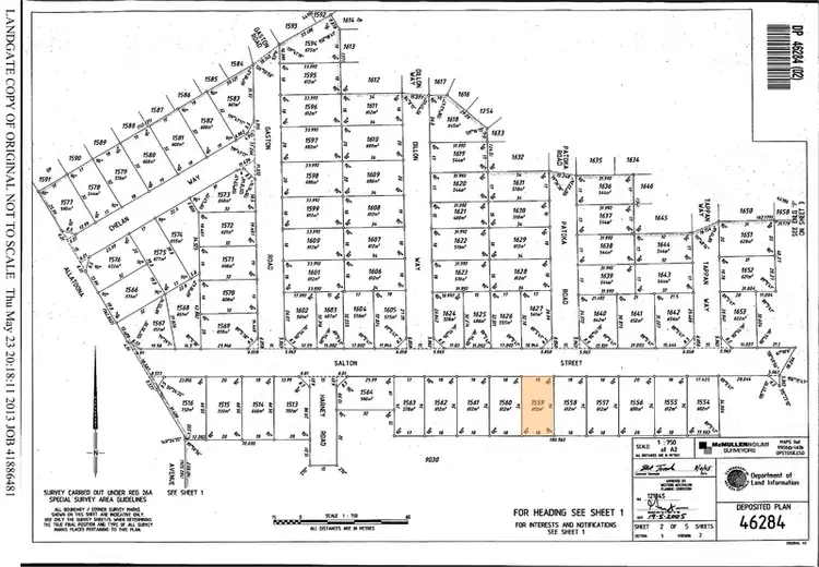 Floorplan of Homely land listing, 20 Salton street, Secret Harbour WA 6173