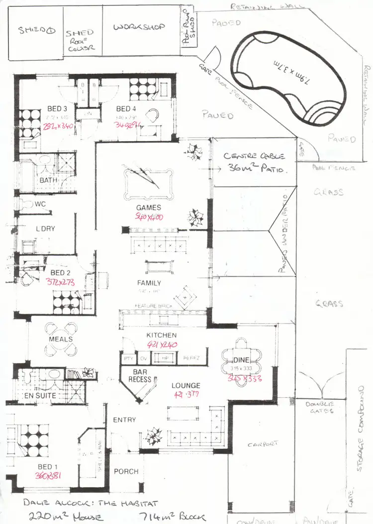 Floorplan of Homely house listing, 18 Riley Place, Leda WA 6170