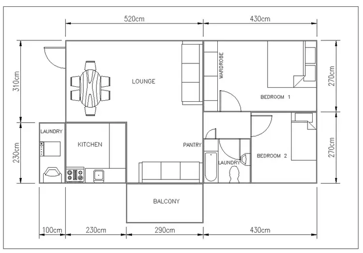 Floorplan of Homely apartment listing, 17/32 luxford road, Mount Druitt NSW 2770
