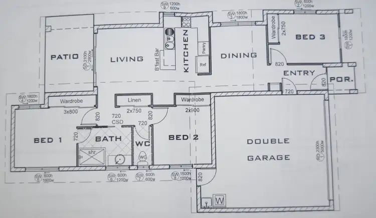 Floorplan of Homely house listing, 38 Tingalpa Way, Bohle Plains QLD 4817
