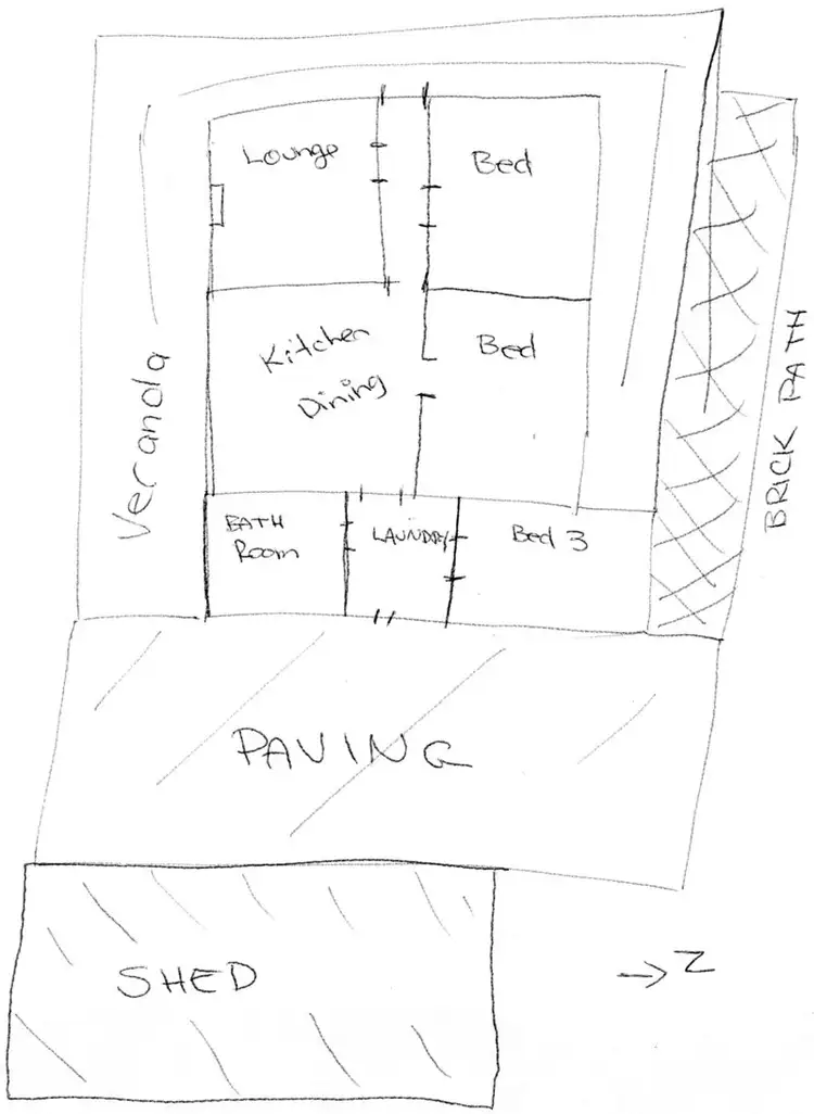 Floorplan of Homely rural property listing, 25 Ampton Terace, Jabuk SA 5301