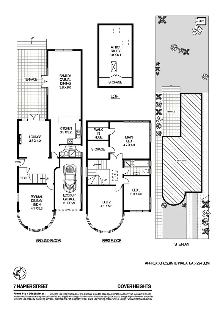 Floorplan of Homely house listing, 7 Napier Street, Dover Heights NSW 2030