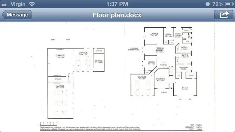 Floorplan of Homely house listing, Address available on request