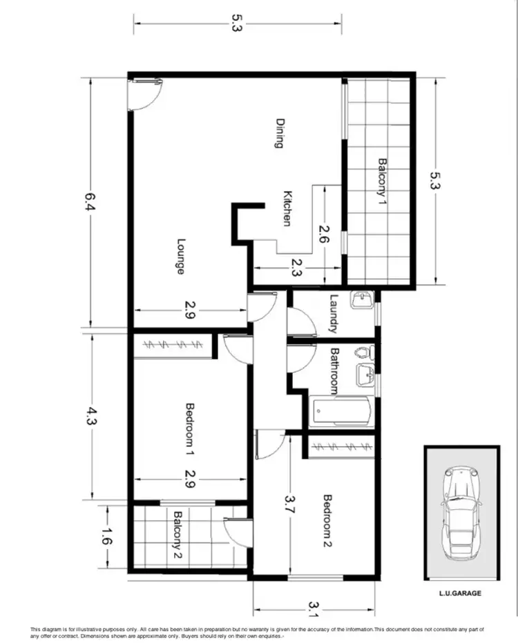 Floorplan of Homely apartment listing, 11/23 Pine St, Randwick NSW 2031