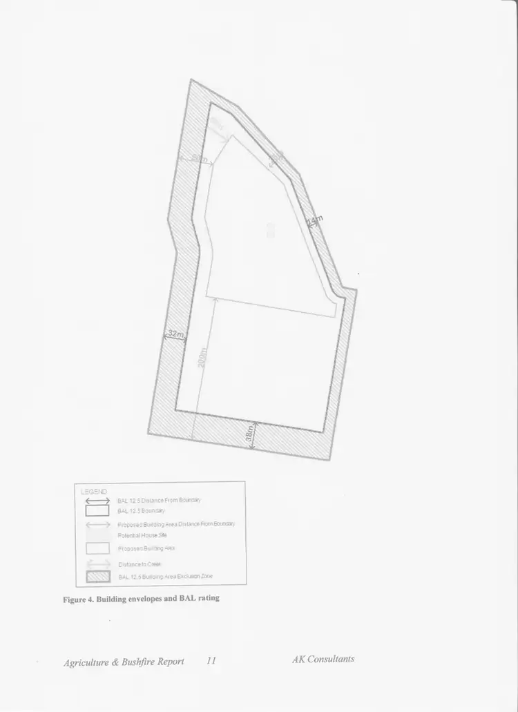Floorplan of Homely land listing, 635 Gulf Road, Liffey TAS 7301