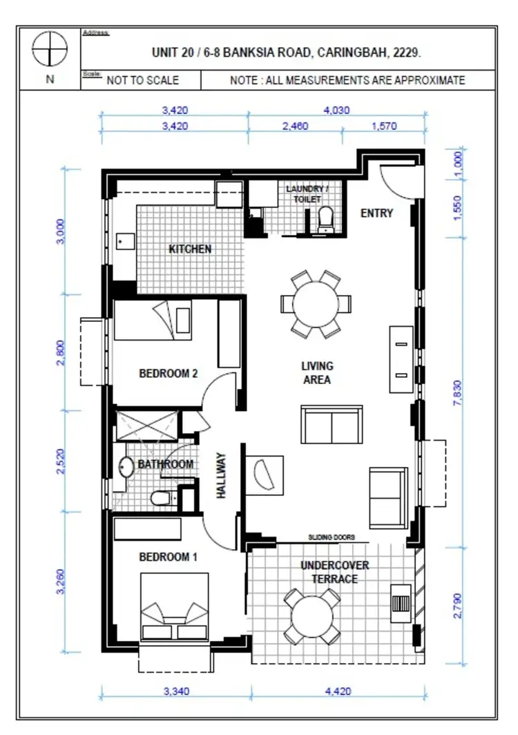 Floorplan of Homely apartment listing, 20/6-8 Banksia Road, Caringbah NSW 2229