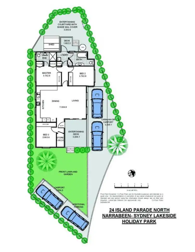 Floorplan of Homely house listing, 24 Island Parade - Lakeside Holiday Park, North Narrabeen NSW 2101