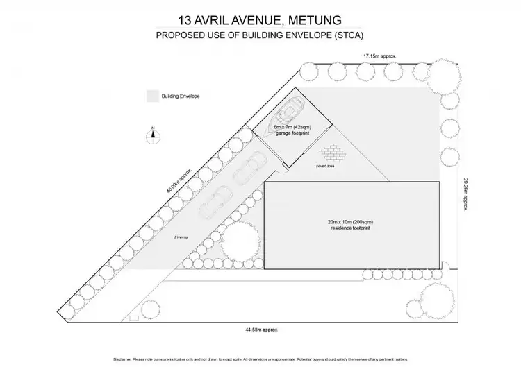 Floorplan of Homely land listing, 13 Avril Avenue, Metung VIC 3904