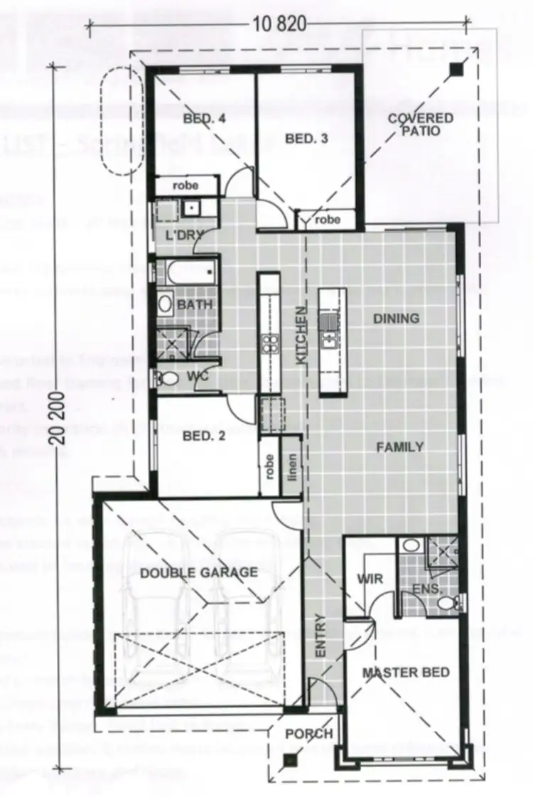 Floorplan of Homely house listing, 67 Opperman Drive, Springfield Lakes QLD 4300