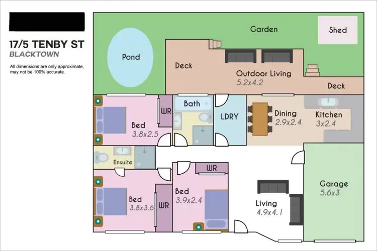 Floorplan of Homely house listing, 17/5 Tenby Street, Blacktown NSW 2148