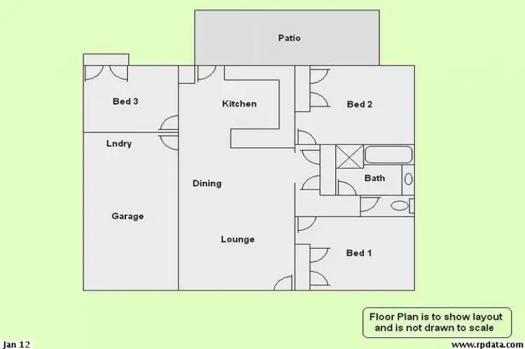 Floorplan of Homely house listing, 1/3 Miles, Caboolture QLD 4510