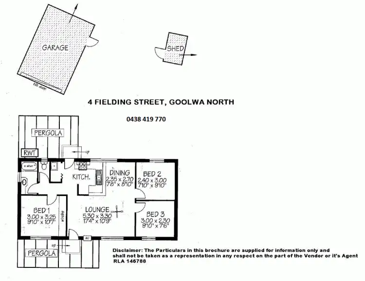 Floorplan of Homely house listing, 4 Fielding St, Goolwa Beach SA 5214