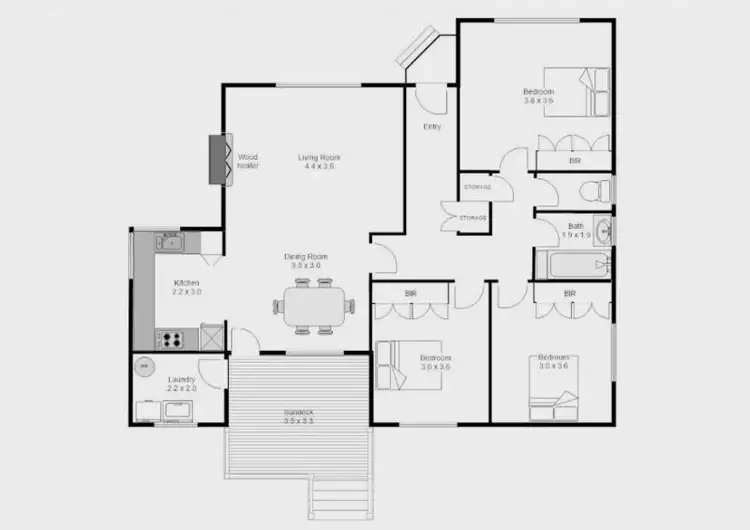 Floorplan of Homely house listing, Address available on request